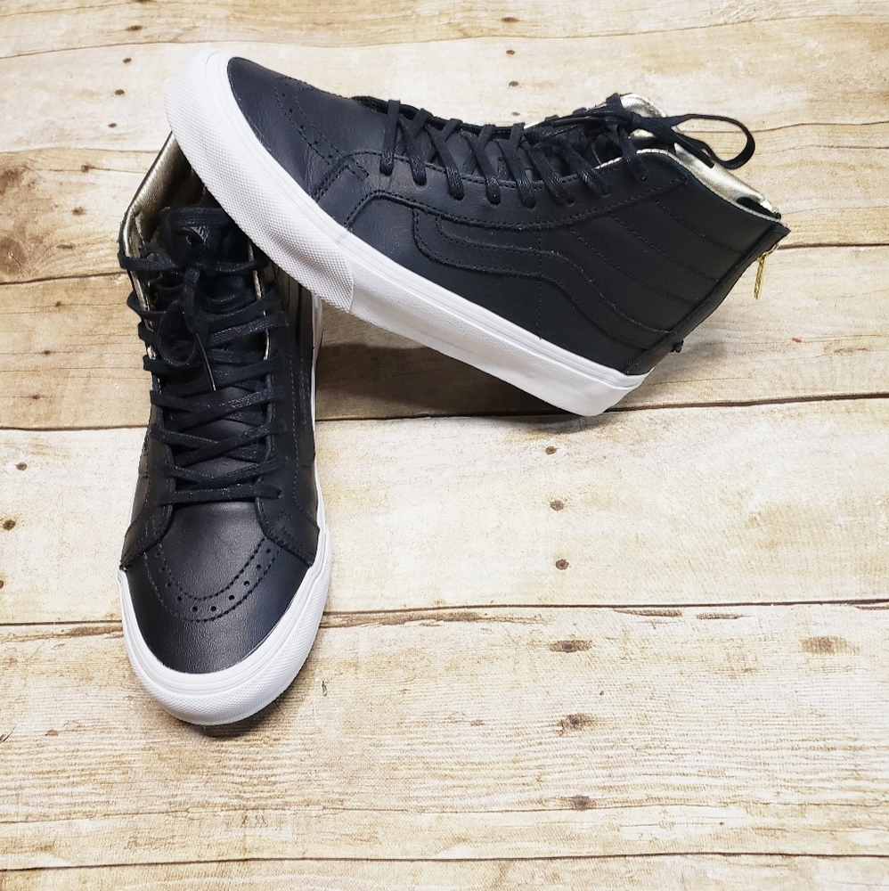 Van's ski high tops with zipper